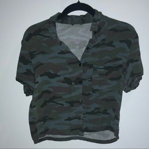 BUTTON UP CAMO SHIRT